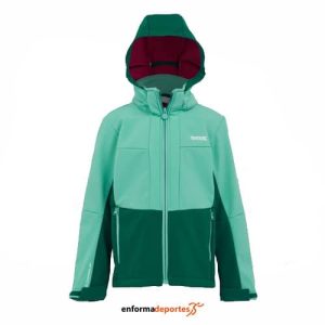 Softshell junior Regatta Haydenbury II | DUSTY GREEN/RAIN FOREST