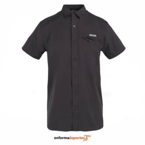 CAMISA HOMBRE REGATTA TRAV PACK AWYSS | AGAVEGRN CHK