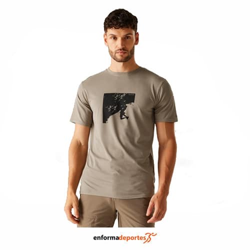 CAMISETA HOMBRE REGATTA FINGAL STRETCH | GOLDEN SAND - Imagen 2