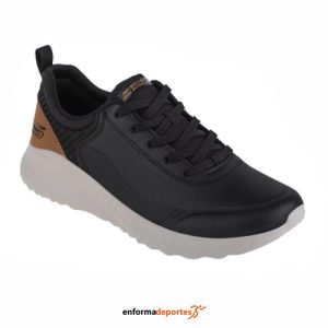 ZAPATILLA MUJER SKECHERS BOBS SQUAD CHAOS-HEE | BLACK SYNTHETIC