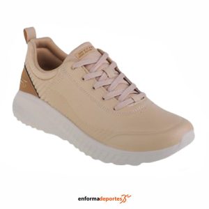 ZAPATILLA MUJER SKECHERS BOBS SQUAD CHAOS-HEE | NATURAL SYNTHETIC