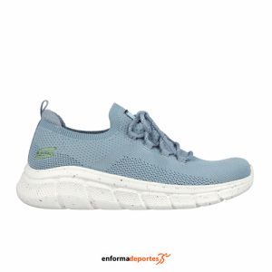 ZAPATILLA MUJER SKECHERS BOBS B FLEX – TIME CLASH | SLATE ENGINEERED KNIT