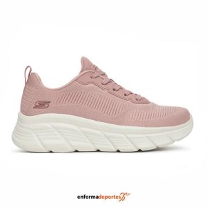 Zapatilla Mujer Skechers Bobs B Flex Hi – Flying Hi | BLUSH ENGINEERED KNIT