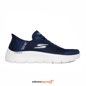 Zapatilla mujer Skechers Go Walk Flex- Grand | NAVY TEXTILE/WHITE TRIM