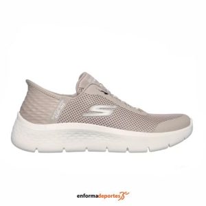 Zapatilla mujer Skechers Go Walk Flex- Grand | TAUPE TEXTILE/TRIM