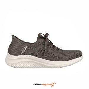 ZAPATILLA MUJER SKECHERS ULTRA FLEX 3.0 | OLIVE KNIT/TRIM