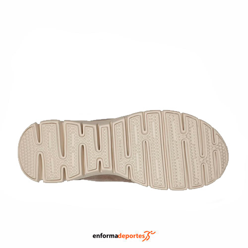 BOTA MUJER SKECHERS SYNERGY-COOL SEEKER | TAUPE MICROLEATHER/FELT - Imagen 3