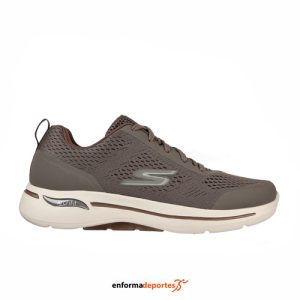ZAPATILLA HOMBRE SKECHERS GO WALK ARCH FIT-IDYLLIC | TAUPE TEXTILE/SYNTHETIC/T
