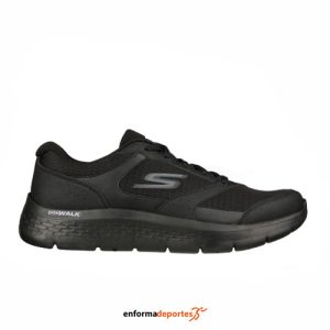 ZAPATILLA HOMBRE SKECHERS GO WALK FLEX | BLACK SYNTHETIC/TEXTILE