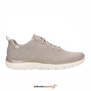ZAPATILLA HOMBRE SKECHERS SUMMITS – DOHARIS | TAUPE KNIT/TRIM