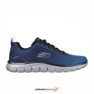 ZAPATILLA HOMBRE SKECHERS TRACK-RIPKENT | NAVY MESH/ BLUE TRIM
