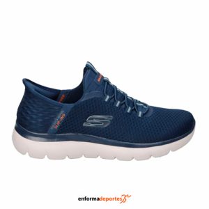 ZAPATILLA HOMBRE SKECHERS SUMMITS – HIGH RANGE | NAVY MESH/TRIM
