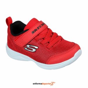 ZAPATILLA INFANTIL SKECHERS SKECH-STEPZ 2.0-MINI WANDERER | RED TEXTILE/ SYNTHETIC/ B