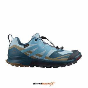 ZAPATILLA MUJER SALOMON XA ROGG 2 GTX | CRYSTAL BLUE/MALLARD BLUE