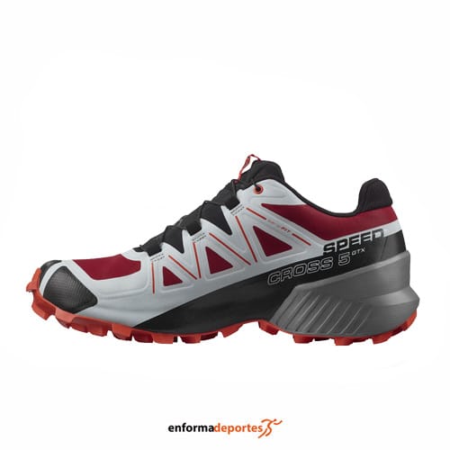 ZAPATILLA HOMBRE SALOMON SPEEDCROSS 5 GTX | CHILI PEPPER/PEARL BLUE/C - Imagen 2