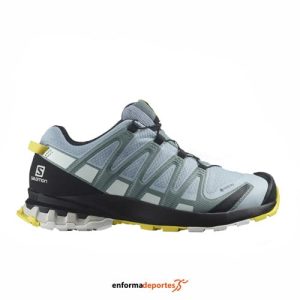 ZAPATILLA MUJER SALOMON  XA PRO 3D V8 GTX | ZEN BLUE/WHITE