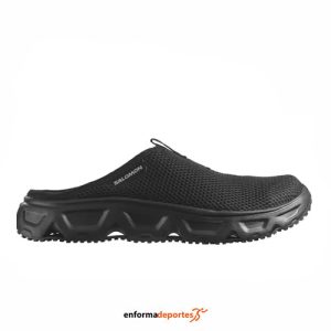 SANDALIAS HOMBRE SALOMON REELAX SLIDE 6.0 | BLACK/BLACK/ALLOY