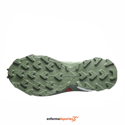 Zapatilla mujer Salomon Alphacross 4 Gtx | DESERT SAGE/WHITE/LAUREL - Imagen 3