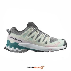ZAPATILLA MUJER SALOMON  XA PRO 3D V9 | GULL/WHITE/BLEACHED AQUA