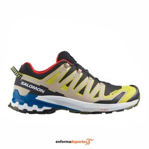 Zapatilla hombre Salomon Xa Pro 3D V9 Gtx | BLACK/BUTTERCUP/LAPIS BLU