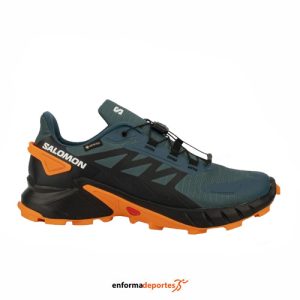 Zapatilla hombre Salomon Supercross 4 Gtx | STARGAZER/BLACK/TURMERIC