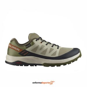 Zapatilla hombre Salomon Outrise Gtx | MOSS GRAY/OLIVE NIGHT/SUG