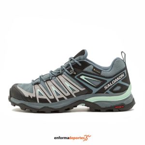Zapatilla mujer saloon X Ultra Pioneer Gtx | STORMY WEATHER/ALLOY/YUCC