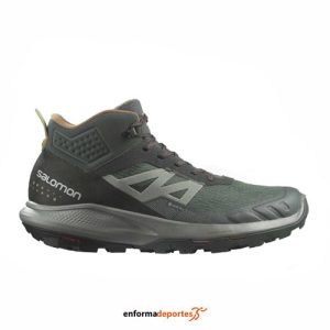 BOTA HOMBRE SALOMON OUTPULSE MID GTX | URBAN CHIC/SHADOW/RAWHIDE