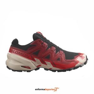 ZAPATILLA HOMBRE SALOMON SPEEDCROSS 6 GTX | BLACK/RED DALHIA/POPPY RE