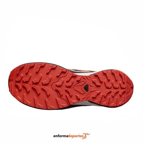 Zapatilla mujer Salomon x-Adventure | BLACK/FIERY RED/ASHES OF - Imagen 3