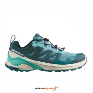 ZAPATILLA MUJER SALOMON X-ADVENTURE GTX | DUSTY TURQUOISE/VANILLA I