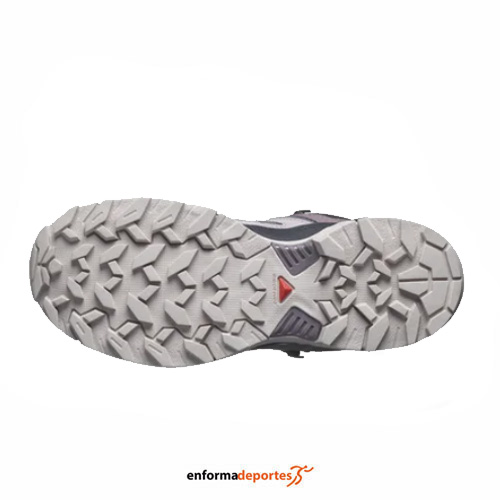 BOTA MUJER SALOMON X ULTRA 360 MID GTX | PLUM KITTEN/PHANTOM/CORK - Imagen 3