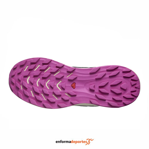 ZAPATILLA MUJER SALOMON ULTRA FLOW | BLACK/TRANSPARENT YELLOW/ - Imagen 3