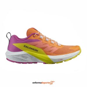 ZAPATILLA MUJER SALOMON SENSE RIDE 5 | BIRD OF PARADISE/WHITE/SU