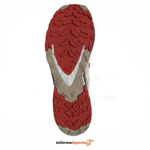 Zapatilla hombre Salomon Xa Pro 3D V9 Gtx | AURORA RED/SAFARI/WHITE - Imagen 3