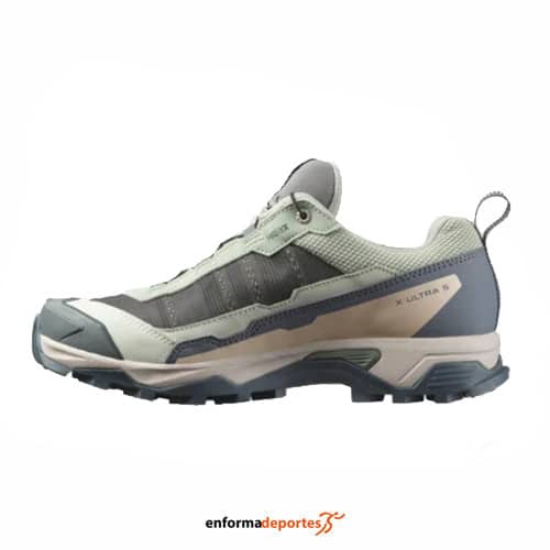 Zapatilla mujer Salomon X Ultra 5 Gtx | SEAGRASS/TURBULENCE/TENDE - Imagen 2