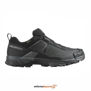 Zapatilla hombre Salomon X Ultra 5 Wide Gtx | BLACK/ASPHALT/CASTLEROCK