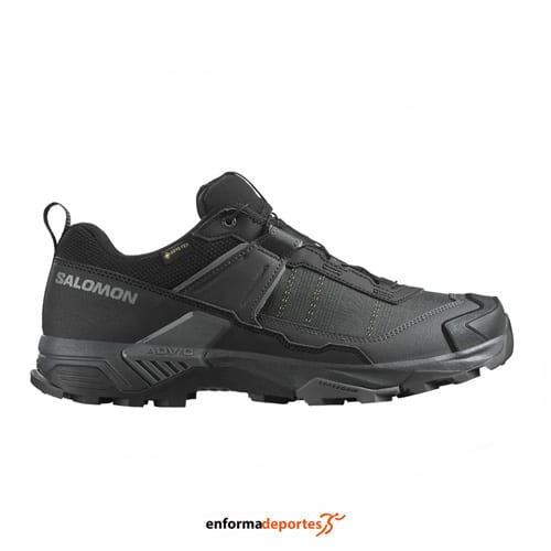 Zapatilla hombre Salomon X Ultra 5 Wide Gtx | BLACK/ASPHALT/CASTLEROCK