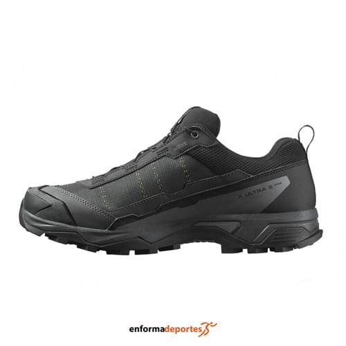 Zapatilla hombre Salomon X Ultra 5 Wide Gtx | BLACK/ASPHALT/CASTLEROCK - Imagen 2