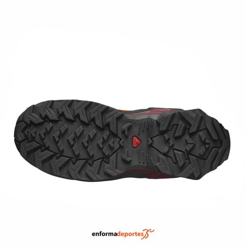 Zapatilla junior Salomon X Ultra Gtx | BIKING RED/BLACK/FLAME SC - Imagen 3