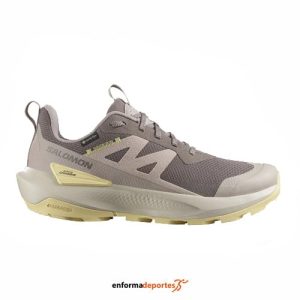 Zapatilla mujer Salomon Elixir Activ Gtx | IRON/ETHEREA/TUC SUNLIGHT