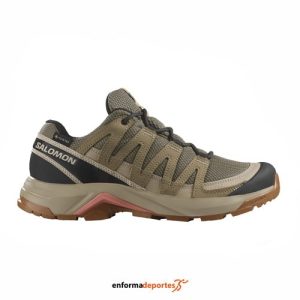 Zapatilla mujer Salomon x-Adventure Recon Gtx | FALCON/DESERT TAN/HYMA PI