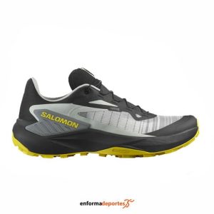 Zapatilla hombre Salomon Genesis | BLACK/METAL/INCABERRY