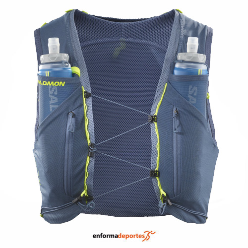 CHALECO HIDRATACION SALOMON ADV SKIN 12 | BERING SEA/FLINT STONE/FLINT - Imagen 2