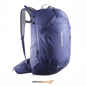Mochila unisex Salomon Trailblazer 30 | AZARINE BLUE/GHOST GRAY