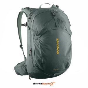 Mochila unisex Salomon Trailblazer 30 | URBAN CHIC/GREEN MILIEU