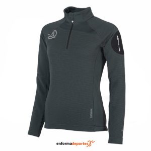 PULLOVER TERNUA LEMIKA 1/2 ZIP  1207376 | 5780 GRIS/NEGRO