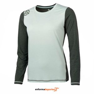 CAMISETA MUJER TERNUA KRODINA TEE LS | 6932 LIGHT FOREST