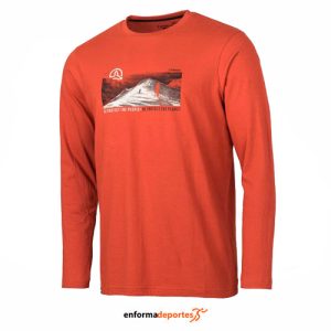 CAMISETA HOMBRE TERNUA BISCAY | 7577 DEEP GINGER