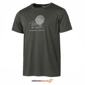 CAMISETA HOMBRE  TERNUA LOGNA | 4694 DARK FOREST